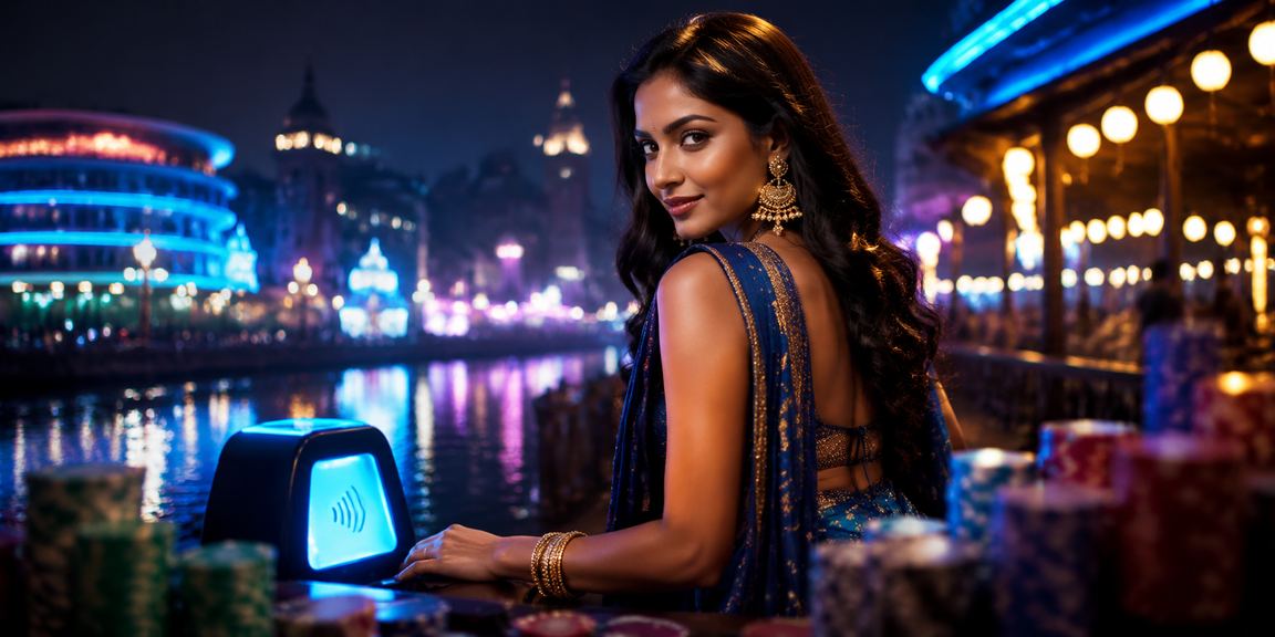 Connaught Place Delhi neon lights with mobile cricket betting deposit