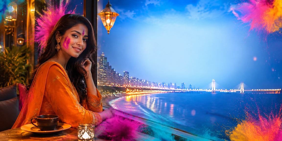 Mumbai Bandra festive Holi promotion banner for registrations